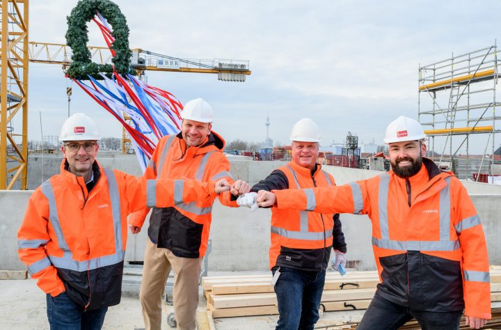 DSTRCT.Berlin holds smallscale topping-out ceremony